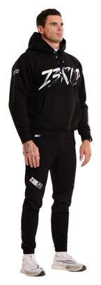 Felpa con cappuccio Z3rod Swim Bike Run nera da uomo