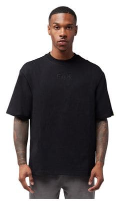 Fox Wordmark Korte Mouw T-shirt Zwart