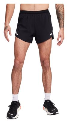 Short splité Nike AeroSwift 4in Noir Homme