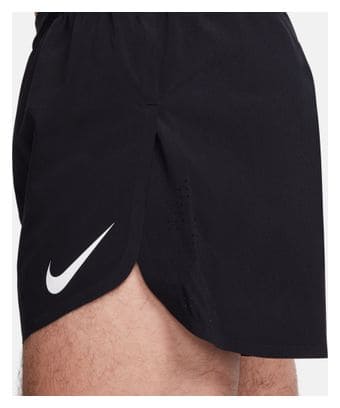 Nike AeroSwift 4in Split Short Heren Zwart