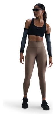 Donna Nike Dri-Fit Swift High Rise Brown 7/8 Legging