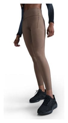 Donna Nike Dri-Fit Swift High Rise Brown 7/8 Legging