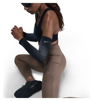 Donna Nike Dri-Fit Swift High Rise Brown 7/8 Legging