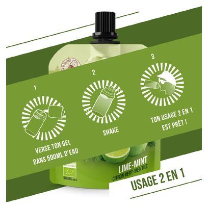 Gel Energético Baouw Natural Lima/Menta - 85 G