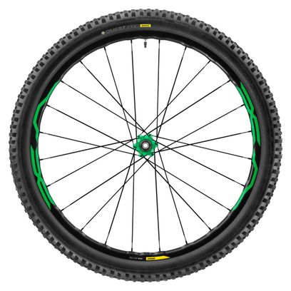 Prodotto ricondizionato - Ruota anteriore MTB MAVIC XA Elite 27.5'' Verde BOOST Assi 15x110mm Av / Quest Pro 2.4