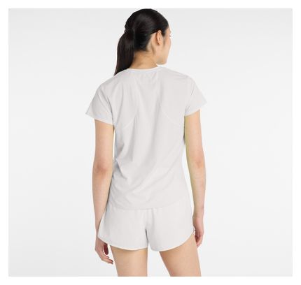T-Shirt Running New Balance Race Day Ultra Light Gris/Rouge Femme
