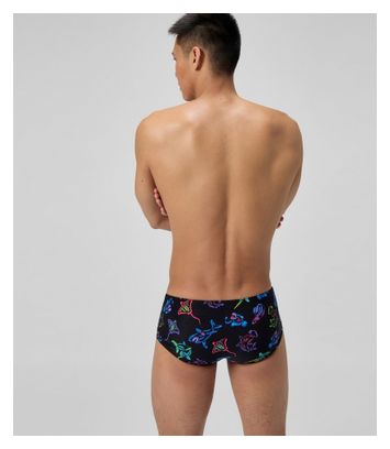Speedo Club Training 13,5 cm Badehose Schwarz/Blau Männer