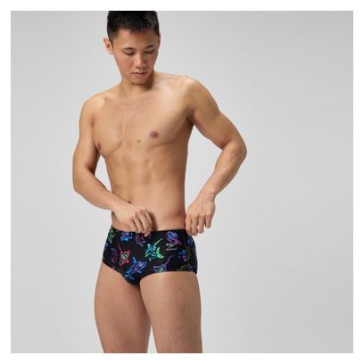 Speedo Club Training 13,5 cm Badehose Schwarz/Blau Männer