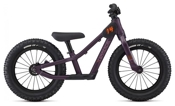 Commencal Romanes 14 Bicicleta de Empuje 14'' Morado I 3 - 5 años