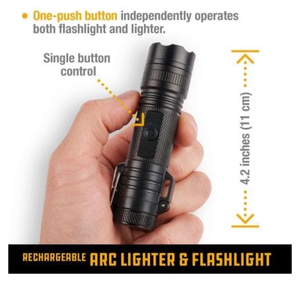 ARC LIGHT Briquet électrique et lampe 100 lm - Uco