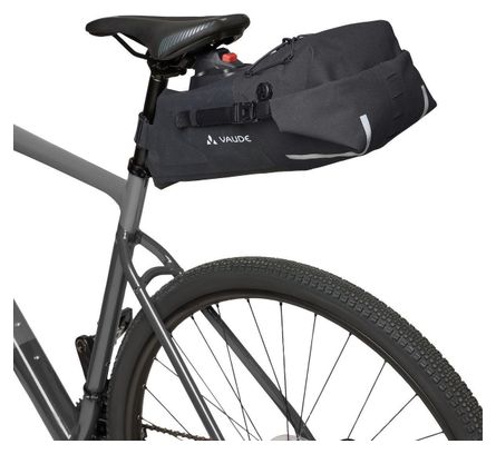 Alforja de sillín Vaude Trailsaddle Compact M 6 L, color negro