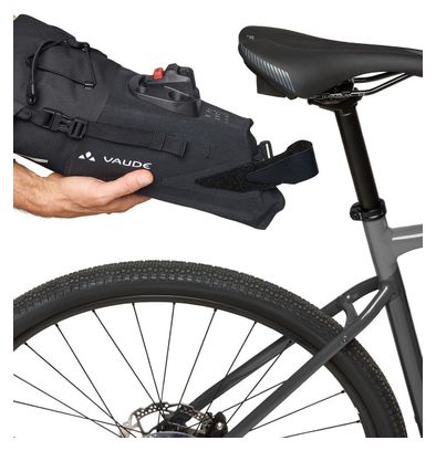 Alforja de sillín Vaude Trailsaddle Compact M 6 L, color negro