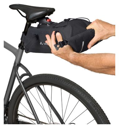 Alforja de sillín Vaude Trailsaddle Compact M 6 L, color negro