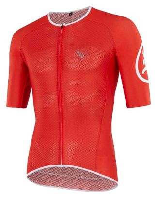 Maillot Manches Courtes MB Wear Ultralight Smile Rouge