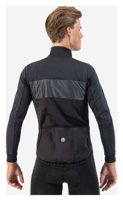 Veste Velo Hiver Rogelli Attq - Homme - Noir/Gris