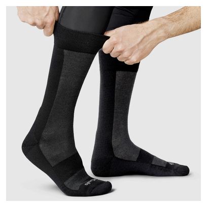 Paar Gripgrab Merino Winter Socken Schwarz