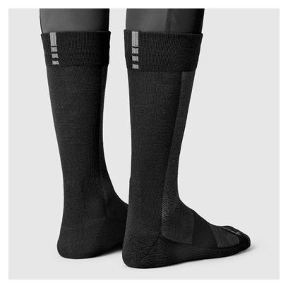 Paar Gripgrab Merino Winter Socken Schwarz