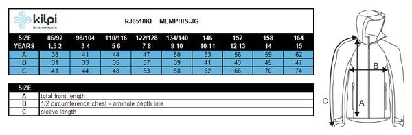 Polaire technique fille Kilpi MEMPHIS-JG