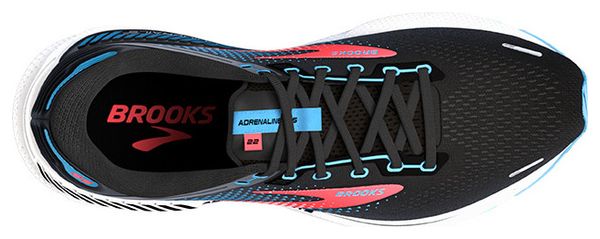 Chaussures de Running Brooks Femme Adrenaline GTS 22 Noir Bleu Rose