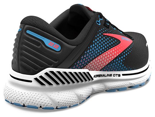 Brooks Women's Running Shoes Adrenaline GTS 22 Black Blue Pink