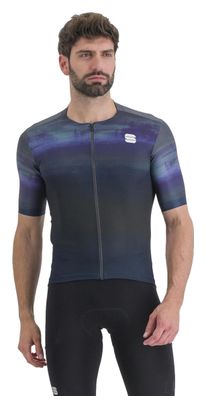 Maillot de manga corta Sportful Flow Supergiara Azul/Negro