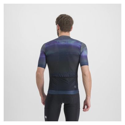 Sportful Flow Supergiara Korte Mouw Trui Blauw/Zwart