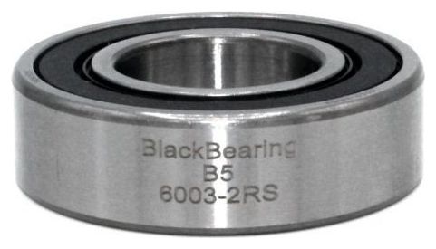 Black Bearing B5 6003-2RS 17 x 35 x 10