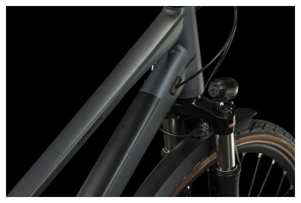 Cube Kathmandu Pro Trapeze Trekking Bike Shimano Deore/XT 10S 700 mm Grigio 2023
