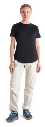Icebreaker Merino 125 Cool-Lite Sphere III Dames T-shirt Zwart