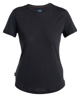 Icebreaker Merino 125 Cool-Lite Sphere III Dames T-shirt Zwart