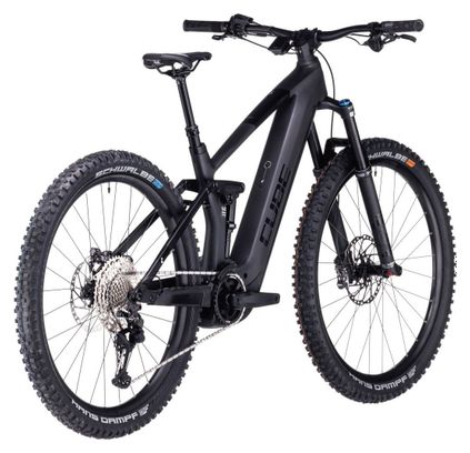 VTT Électrique Tout-Suspendu Cube Stereo Hybrid 140 HPC SLX 750 Shimano Deore XT 12V 750 Wh 29'' Gris Carbon Reflex 2024