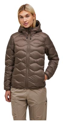 Peak Performance Helium Down Hood donsjas, bruin, dames