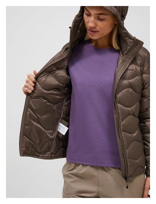 Peak Performance Helium Down Hood donsjas, bruin, dames