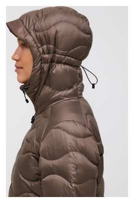 Peak Performance Helium Down Hood donsjas, bruin, dames