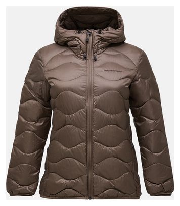 Peak Performance Helium Down Hood donsjas, bruin, dames