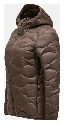Peak Performance Helium Down Hood donsjas, bruin, dames