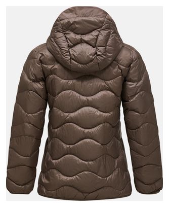 Peak Performance Helium Down Hood donsjas, bruin, dames