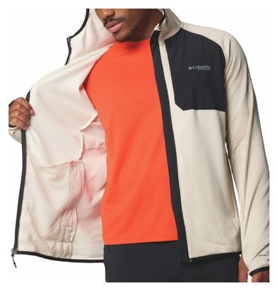 Columbia Triple Canyon II Beige/Black Hooded Fleece Jacket