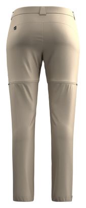 Pantaloni convertibili Salewa Puez Talvena beige da donna