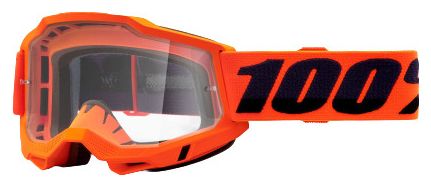 100% Accuri 2 Mask Orange / Transparenter Bildschirm
