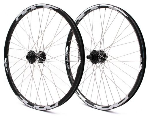 Pair of Wheels Pride 24' (507) Control v2 Disc - Black