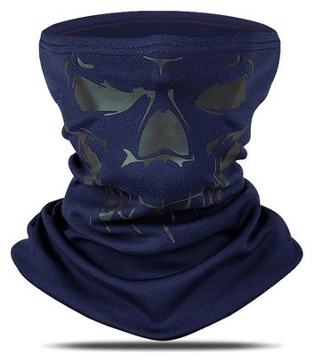 Cachecou Réfléchissant Couvrecou Polaire Coupe Vent Balaclava Bleu