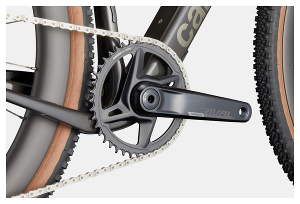 Vélo de Gravel Cannondale Topstone Carbon 1 Lefty Sram Rival AXS/GX T-Type AXS 12V 700 mm Noir