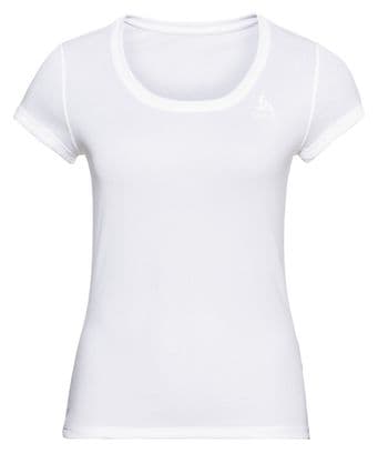 Tee-shirt Manches Courtes Odlo Active F-Dry Light Eco Blanc Femme