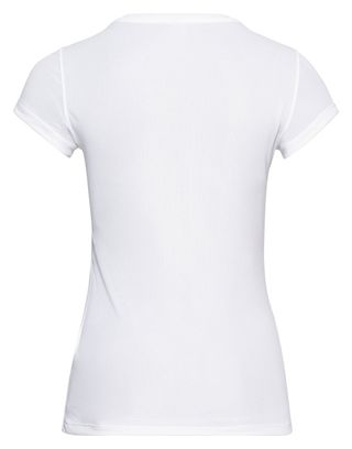 Odlo Active F-Dry Light Eco Kurzarmtrikot Weiß Damen