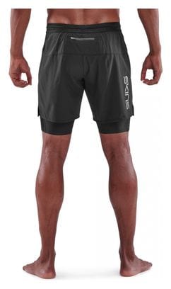 Skins Series-3 Overlay Shorts Black