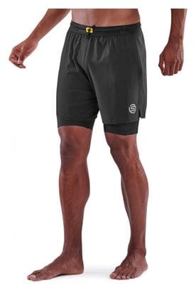 Skins Series-3 Overlay Shorts Black