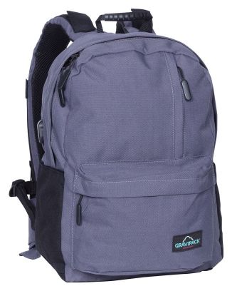 Sac à dos adulte GRAVIPACK Feather Plus Gris - Allège la charge de 92%