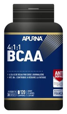 Food supplement Apurna BCAA 4:1:1 Pot 120 tablets