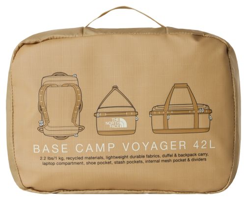 Bolsa de viaje The North Face Base Camp Duffel 42 L, color beige